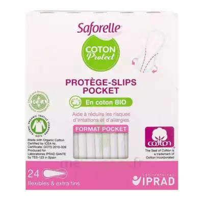 Saforelle Coton Protect Protège-slip Pocket B/24 à NANTERRE